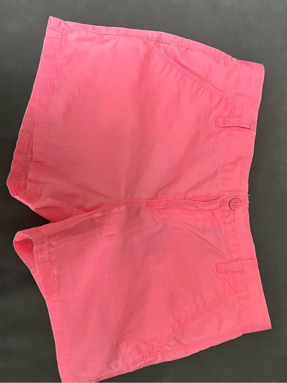 Girls High-Rise Cotton Shorts in Pink and Olive — Classic Everyday Casual